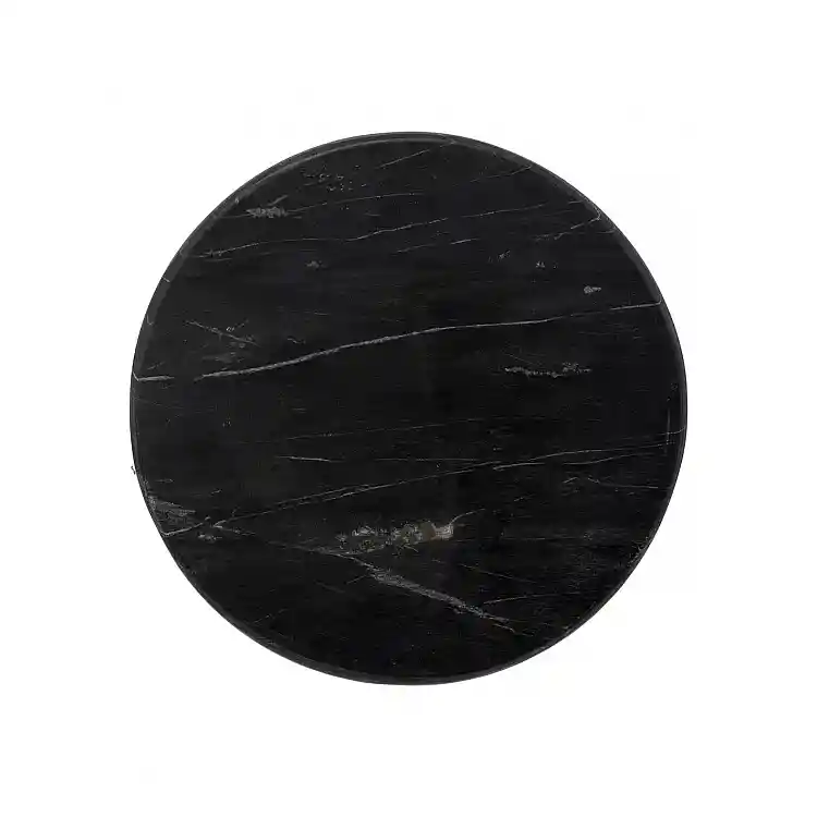 Πιατέλα marble μαύρο Φ30