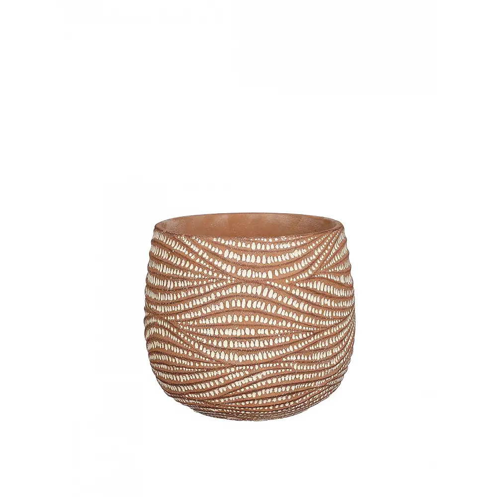 Κασπώ κεραμικό terracotta 19x17