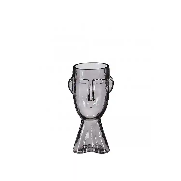 Βάζο γυάλινο γκρι FACE 12x24