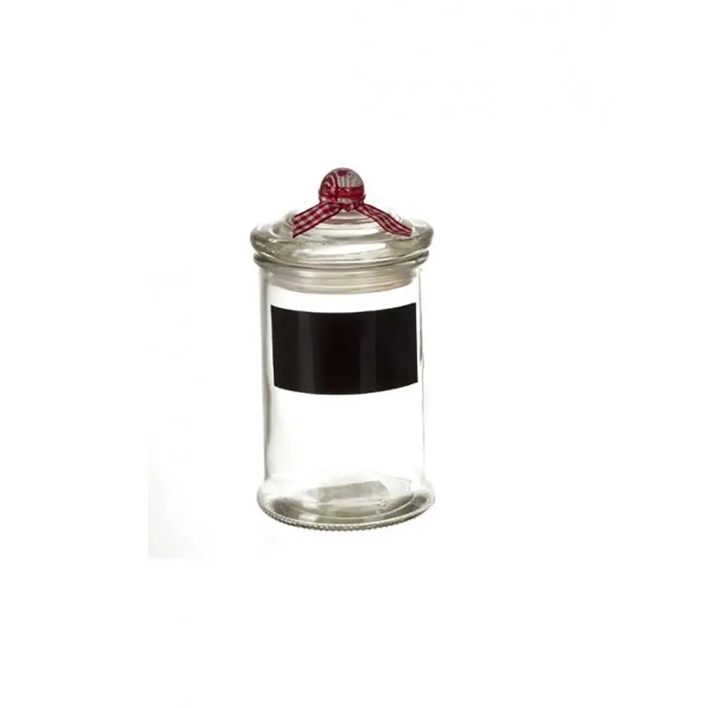 Βάζο γυάλινο με μαυροπίνακα 5. 8x11,  120ml