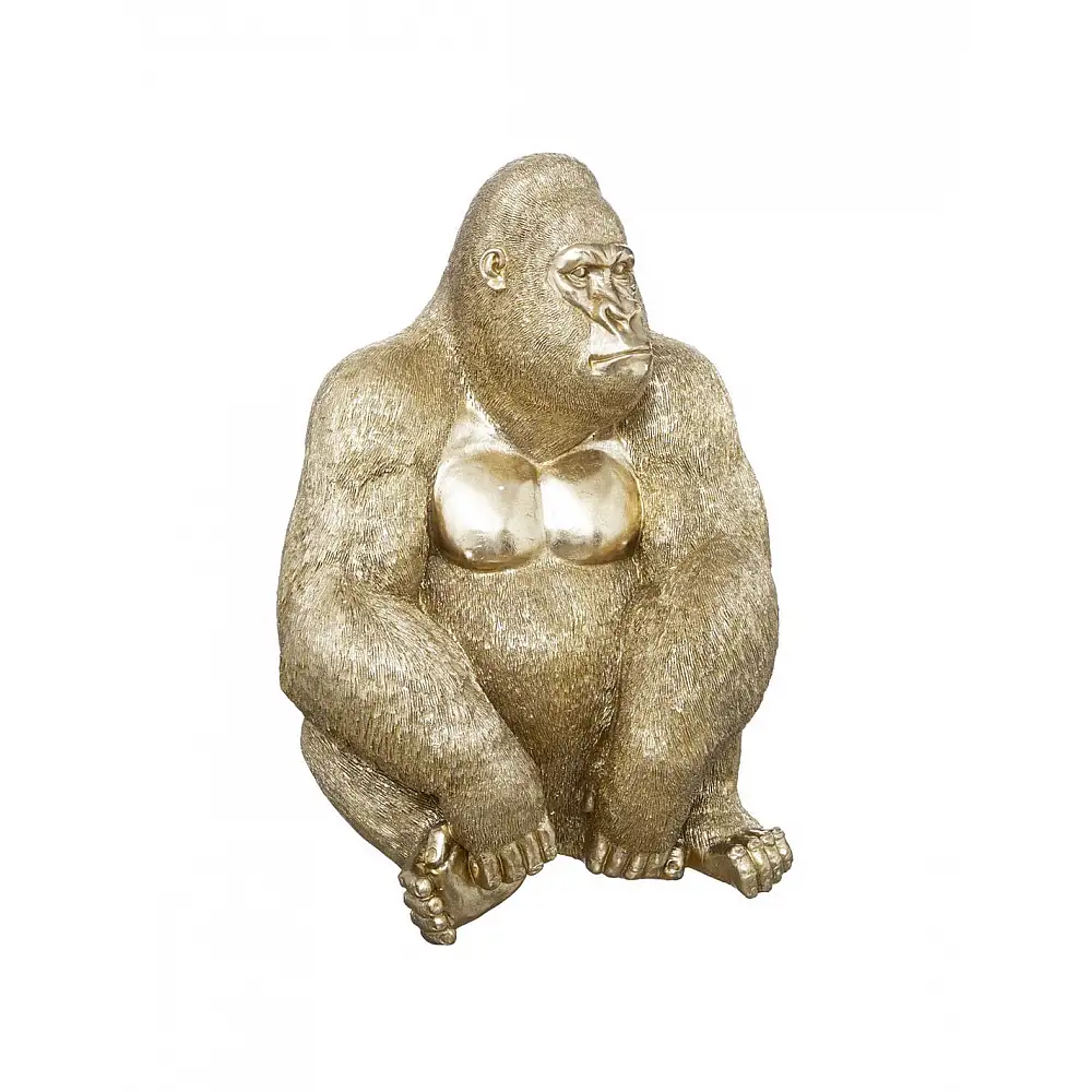 Γορίλας κεραμικό χρυσό 61εκ.