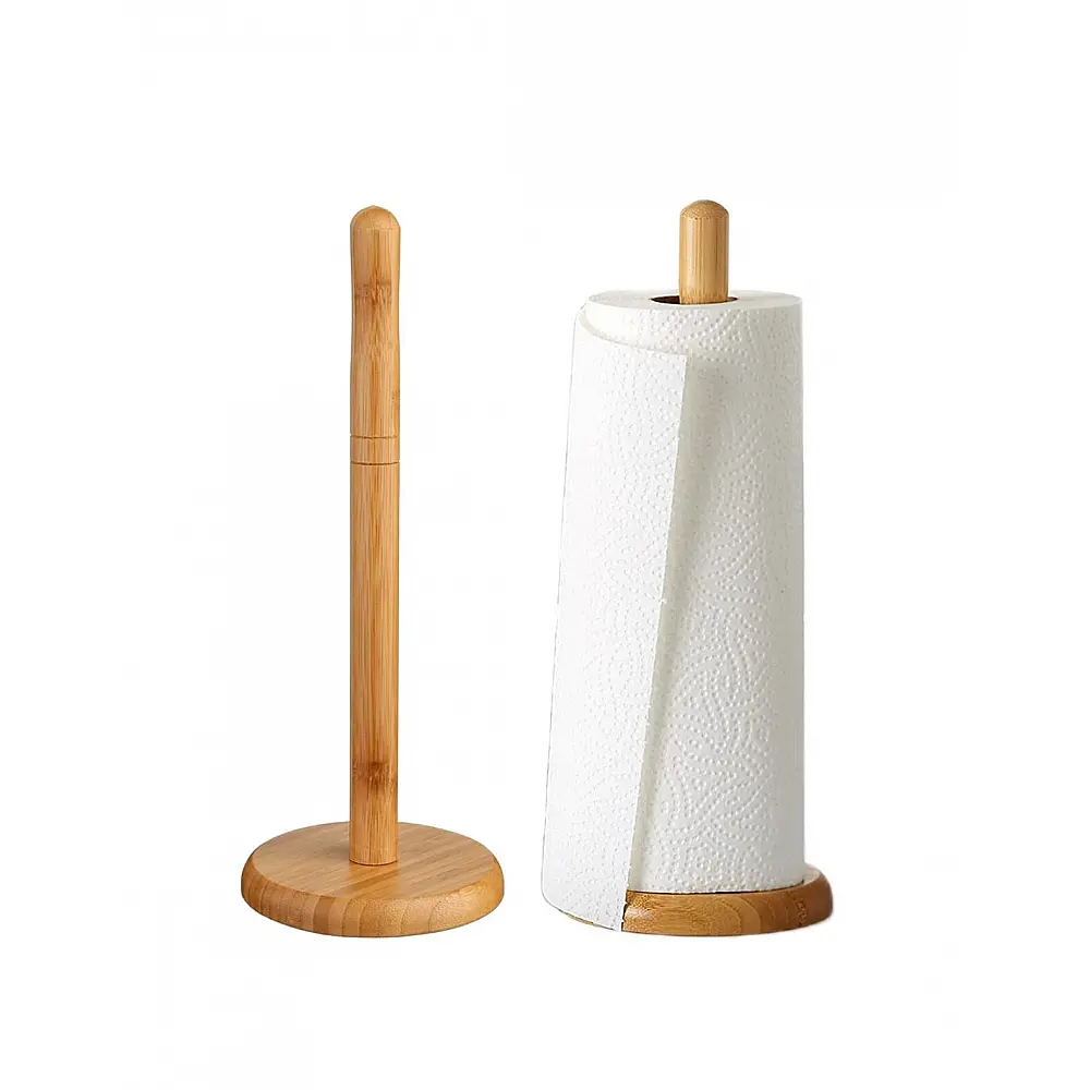 Βάση bamboo για χαρτί κουζίνας