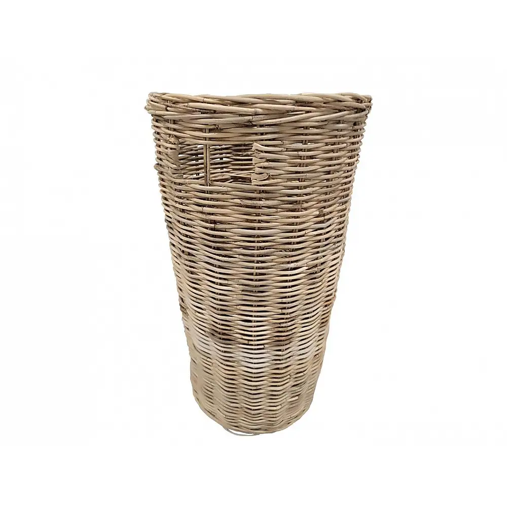 Καλάθι rattan φυσικό jumbo Φ45x80