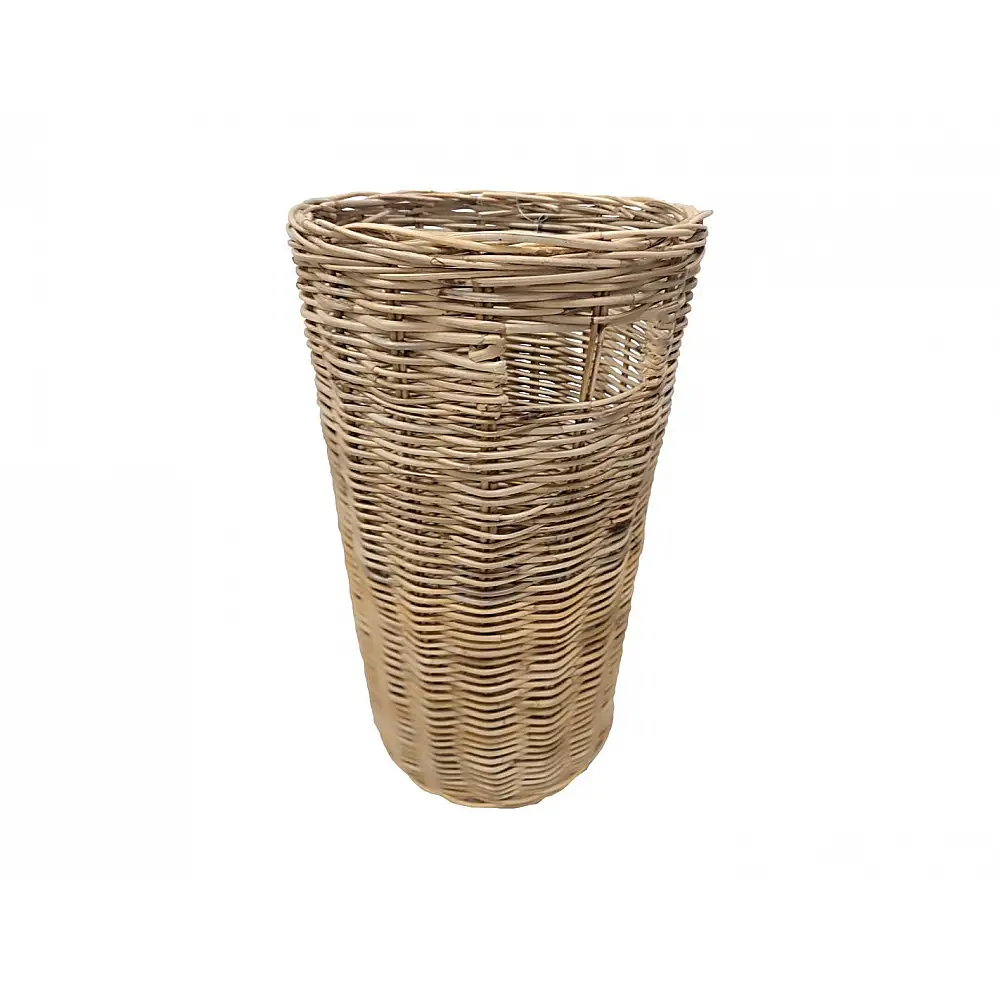 Καλάθι rattan φυσικό jumbo Φ30x45