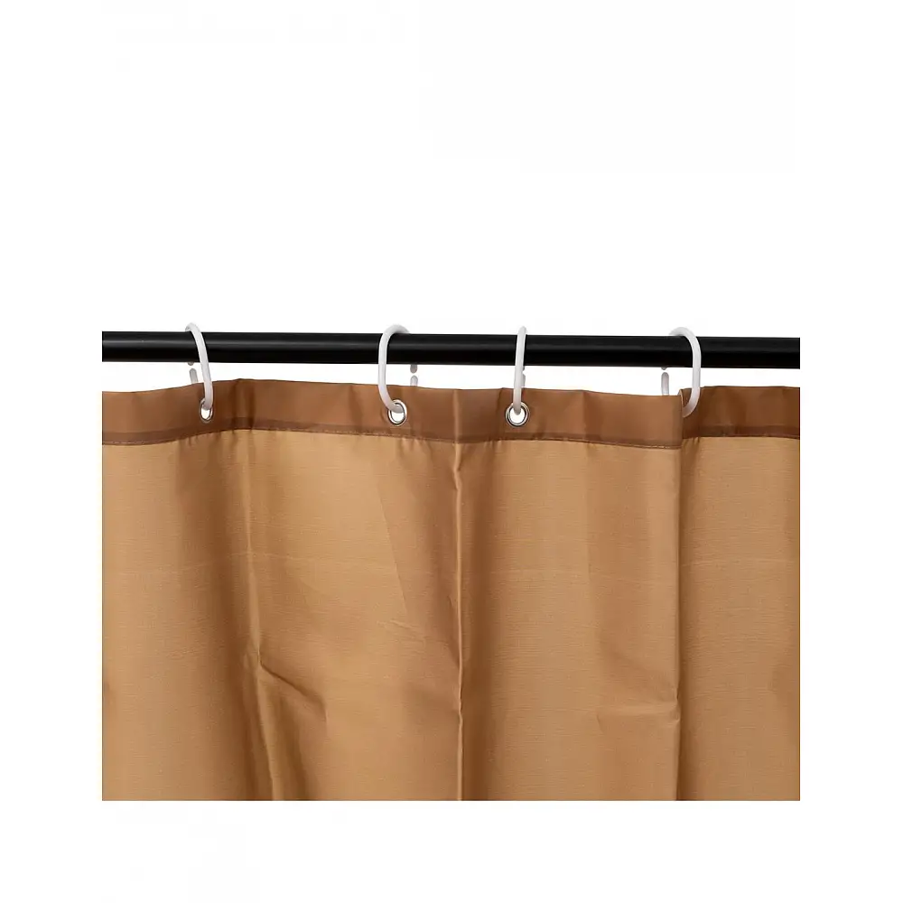 Κουρτίνα μπάνιου μουσταρδί  180x200