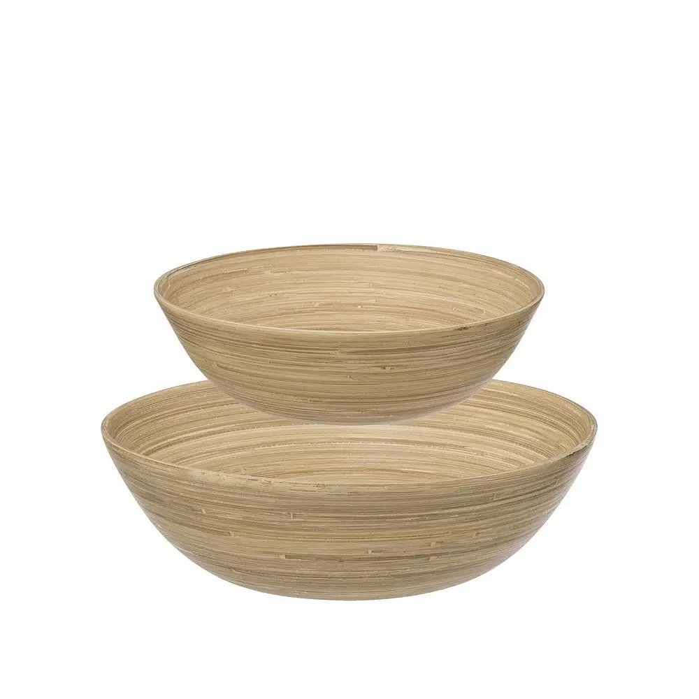 Μπωλ bamboo φυσικό Φ30x10  σ/2