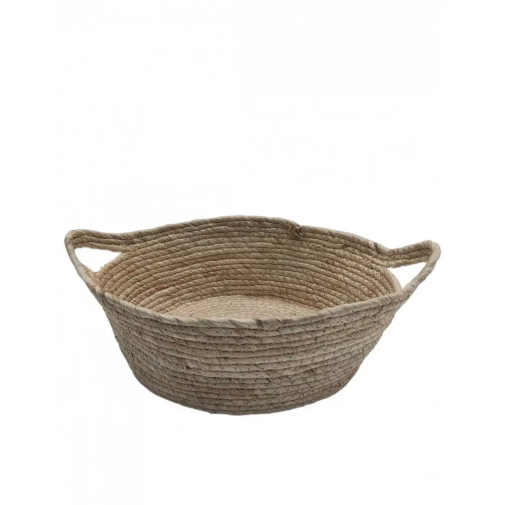 Καλάθι πιατέλα ψάθινη φυσικό 34x12