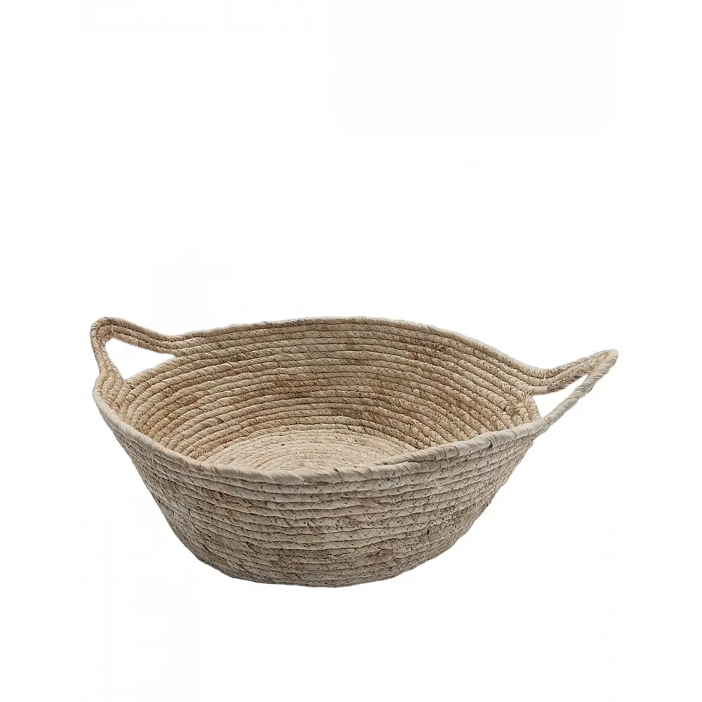 Καλάθι πιατέλα ψάθινη φυσικό 39x14