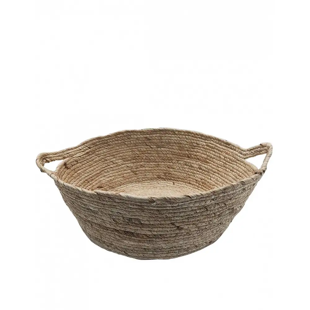 Καλάθι πιατέλα ψάθινη φυσικό 48x18