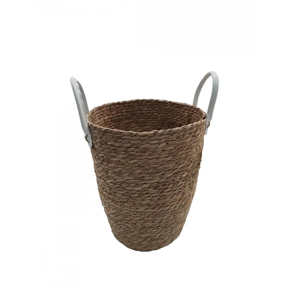 Καλάθι ψάθινο φυσικό 26x33/42