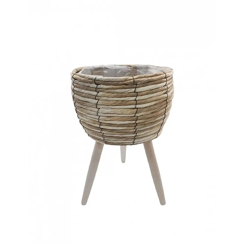 Κασπώ ψάθινο σε τρίποδο με νάυλον 24x16x39,5