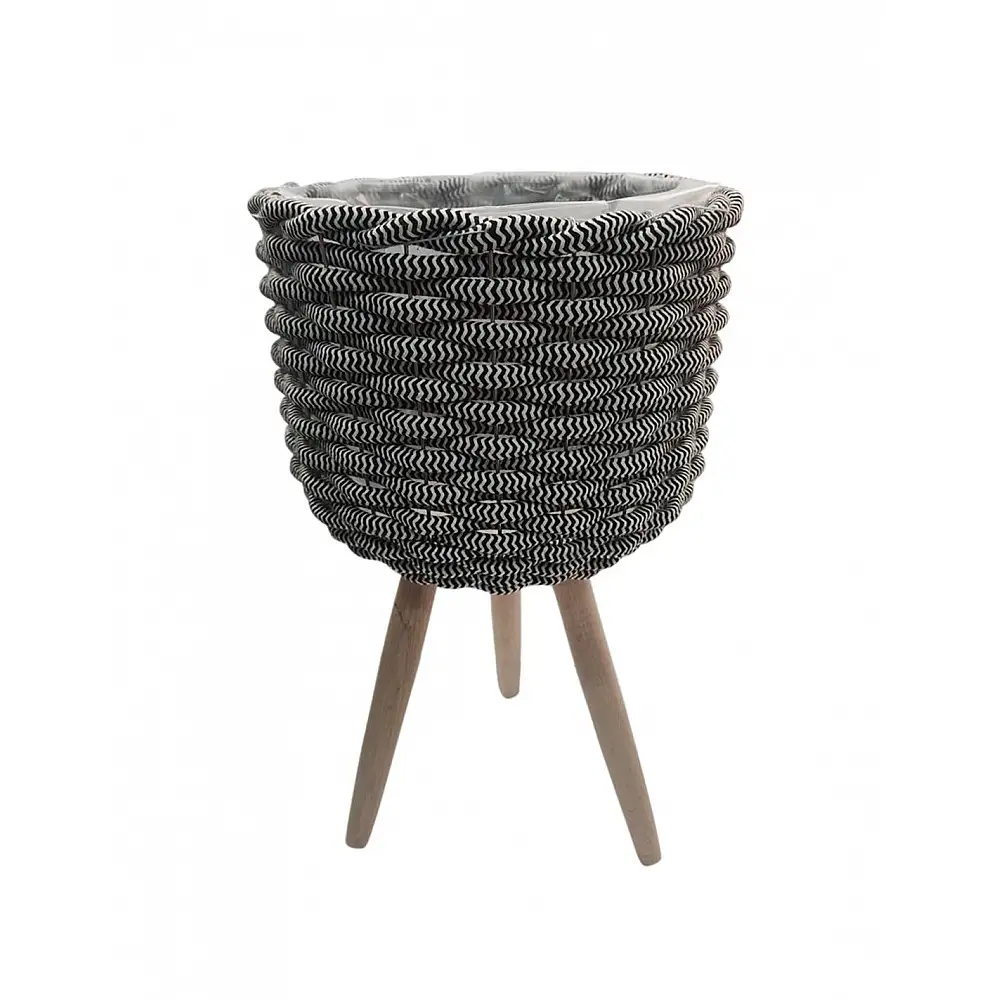 Κασπώ ψάθινο σε τρίποδο με νάυλον 25x20,5x43