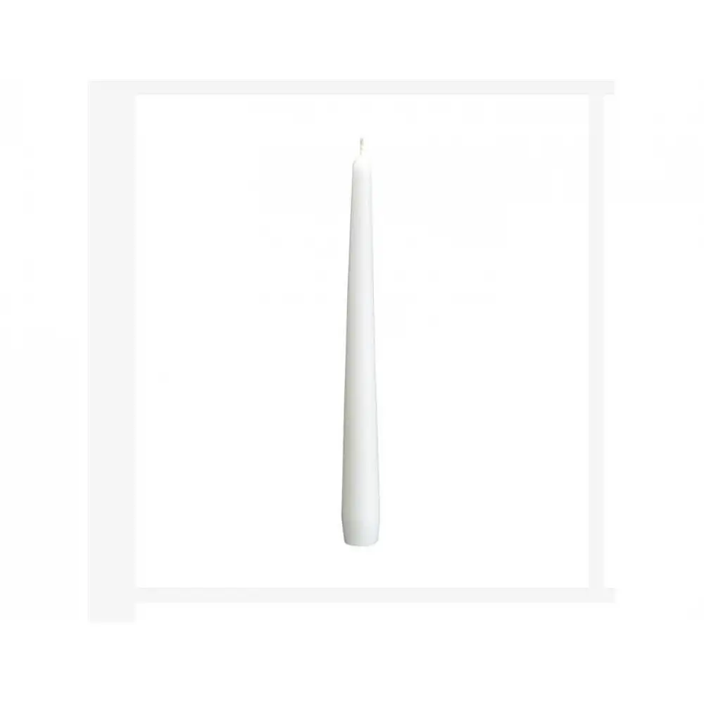 Κερί κηροπηγίου 24εκ.  λευκό