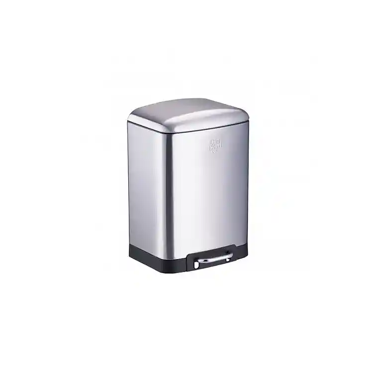 Κάδος αποριμμάτων  ασημί Soft close/Black&Decker12lt/27,2x25,5x40,2cm