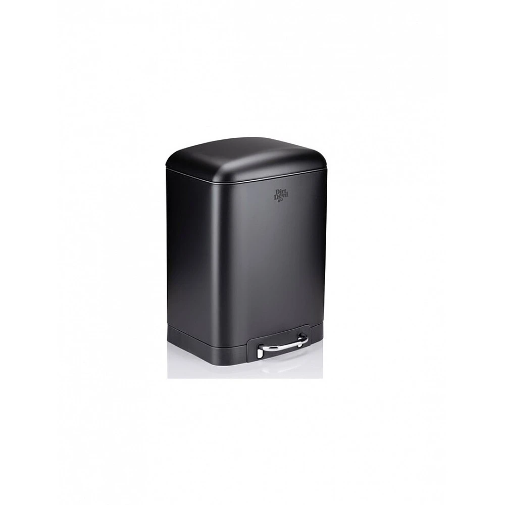Κάδος αποριμμάτων μαύρος soft close 6lt/Black&Decker/23x22,5x32,5cm