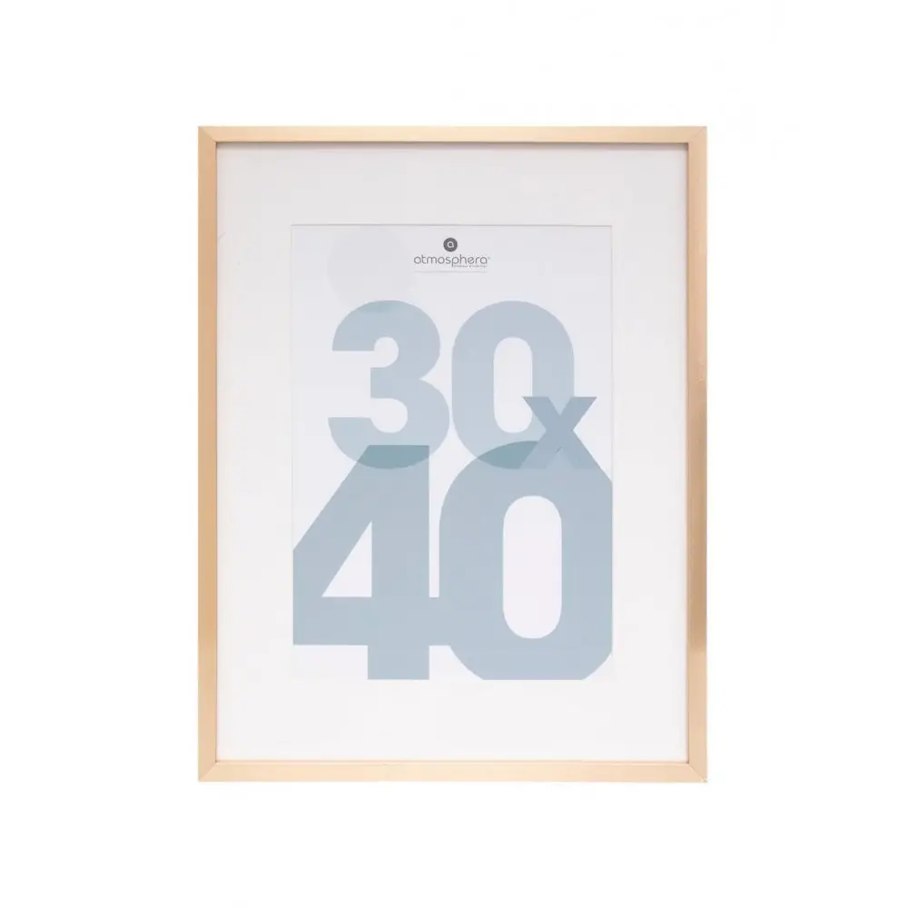 Κορνίζα ξύλινο χρυσό 30x40 για φωτο 20x30