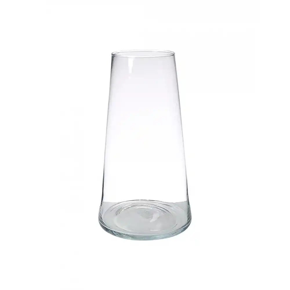 Βάζο γυάλινο διάφανο  Φ24 Η35cm