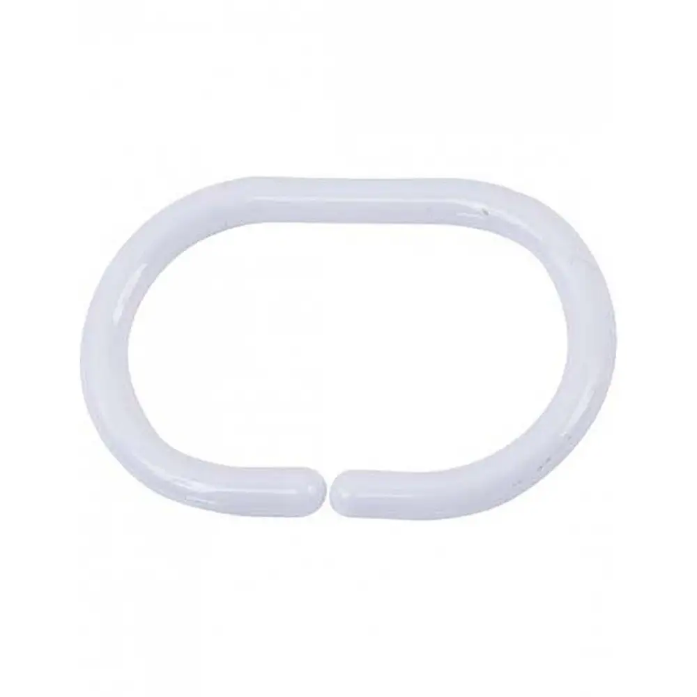 Κρικοι κουρτίνας μπάνιου λευκό χρ.  σ/12