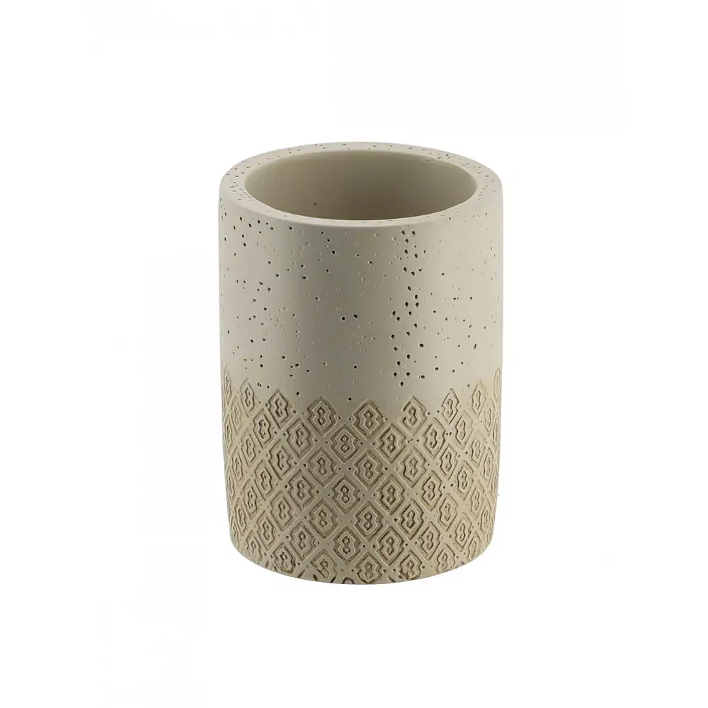 Ποτήρι polyresin εκρού ακακία