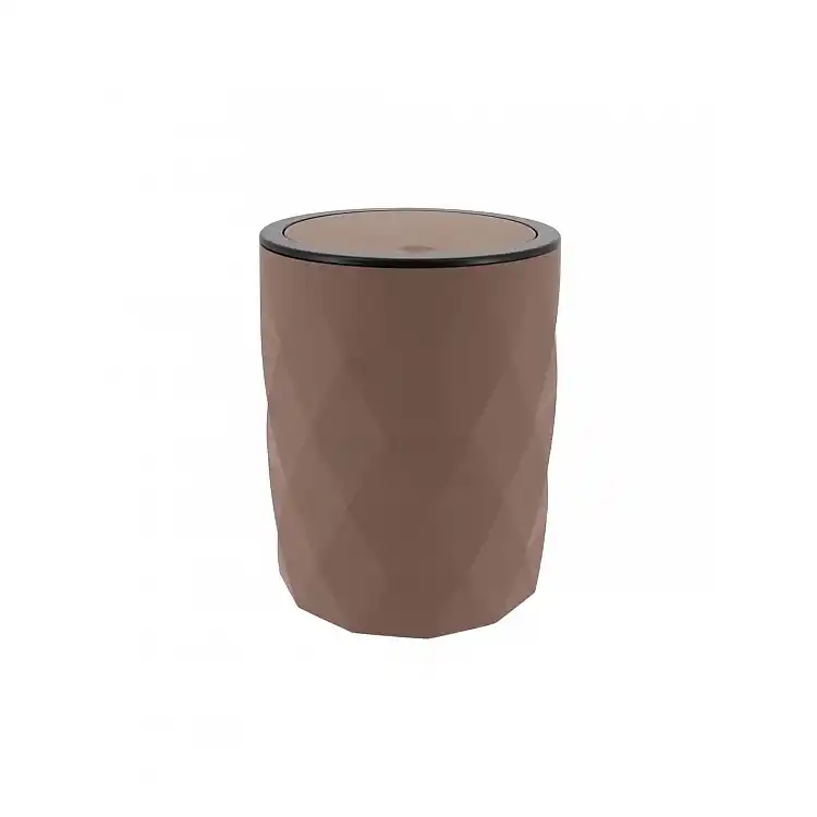 Κάδος αποριμμάτων ABS rubber 6lt καφέ