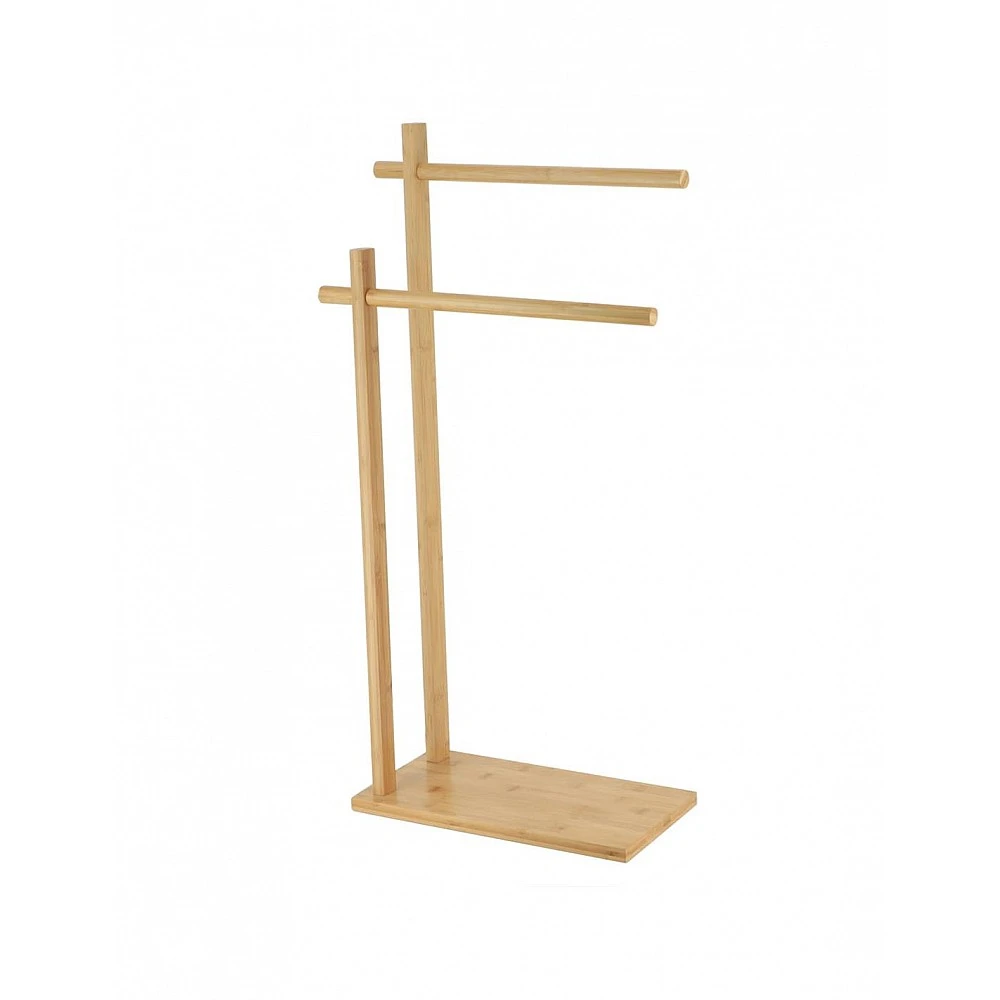 Κρεμάστρα διπλή για πετσετες  bamboo 21X39X82