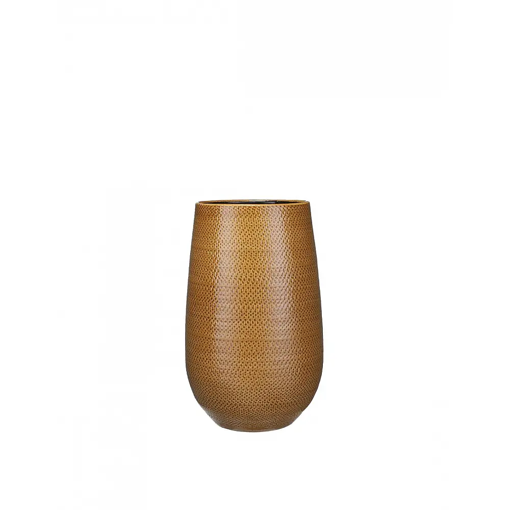 Βάζο κεραμικό GABRIEL ώχρα 21x35
