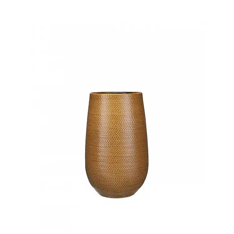 Βάζο κεραμικό GABRIEL ώχρα 21x35