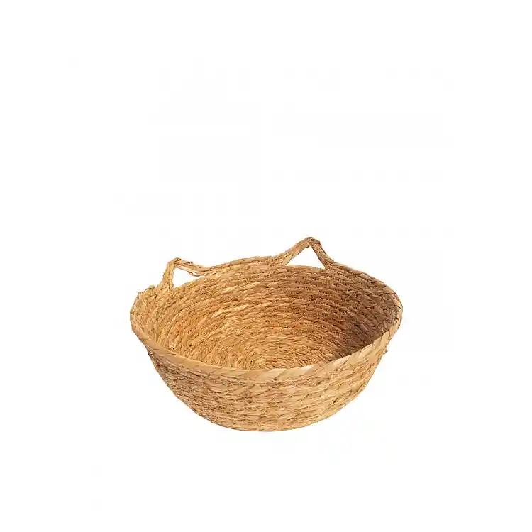 Καλάθι ψάθινο φυσικό Φ42Η14,5/19,5cm