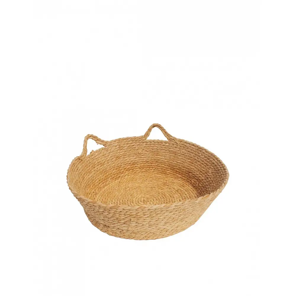 Καλάθι ψάθινο φυσικό Φ46Η15,5/20cm