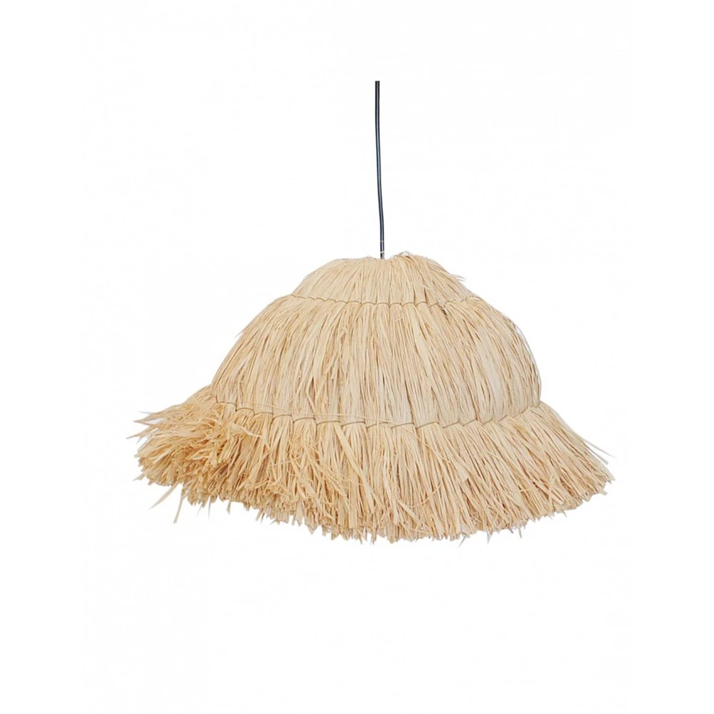 Φωτιστικό οροφής Raffia φυσικό Φ37Η25cm
