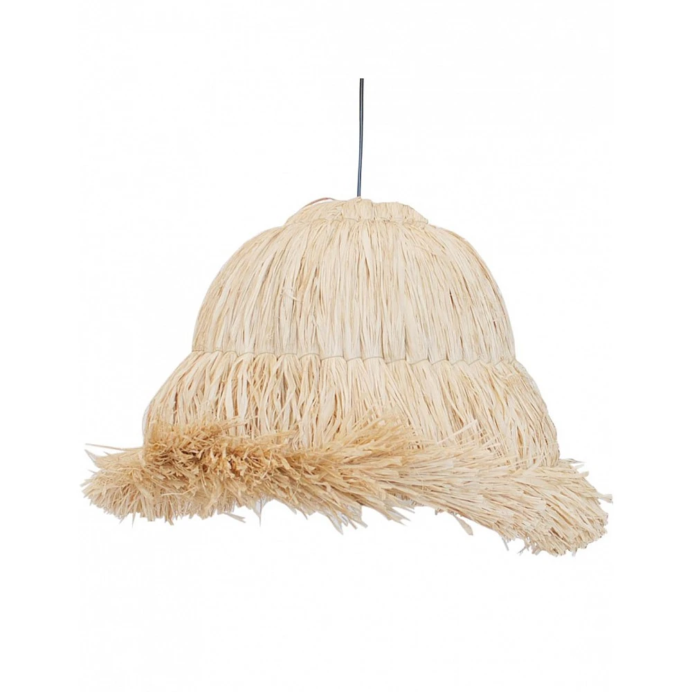 Φωτιστικό οροφής Raffia φυσικό Φ55Η45cm