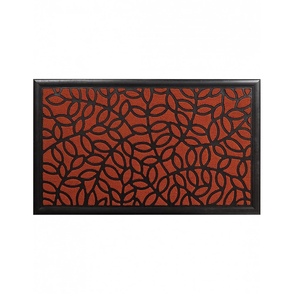 Ποδόμακτρο πλαστικό/καουτσούκ terracotta 45x75cm