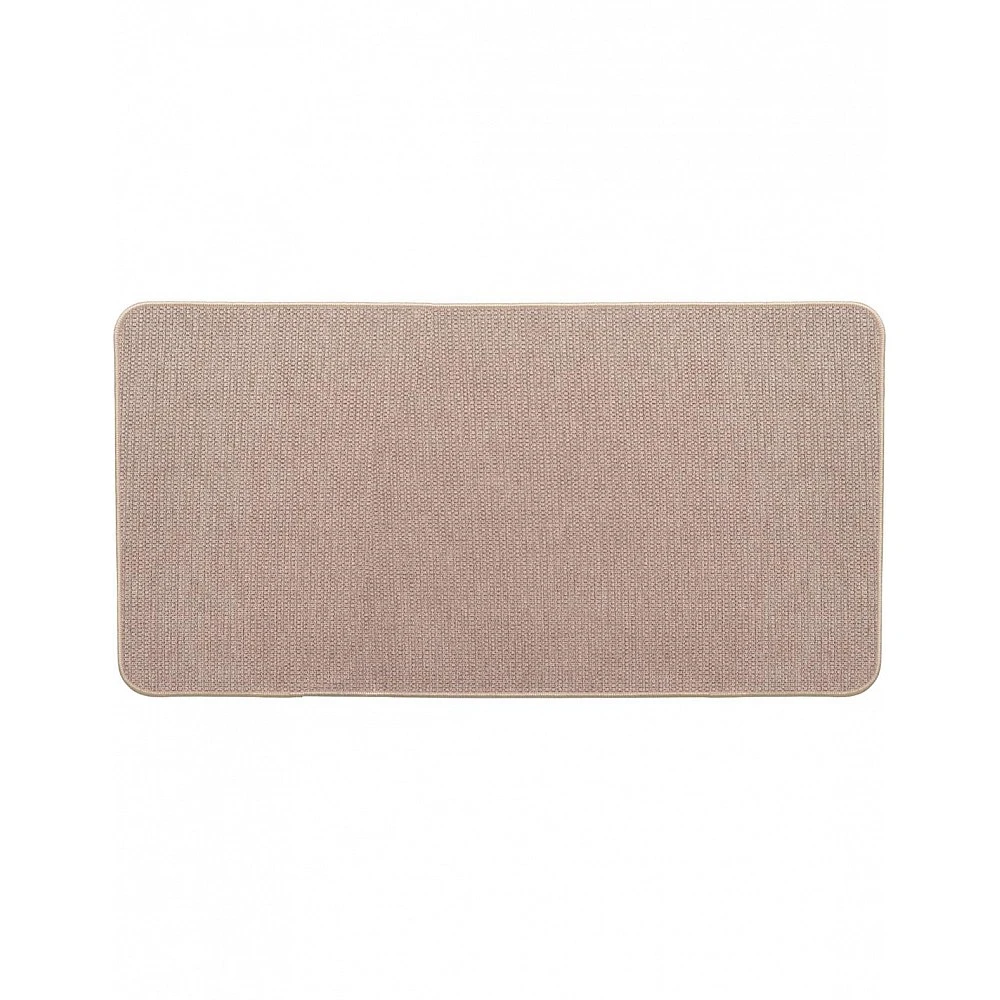 xαλί κουζίνας βελουτέ polyester μπεζ 45x80cm