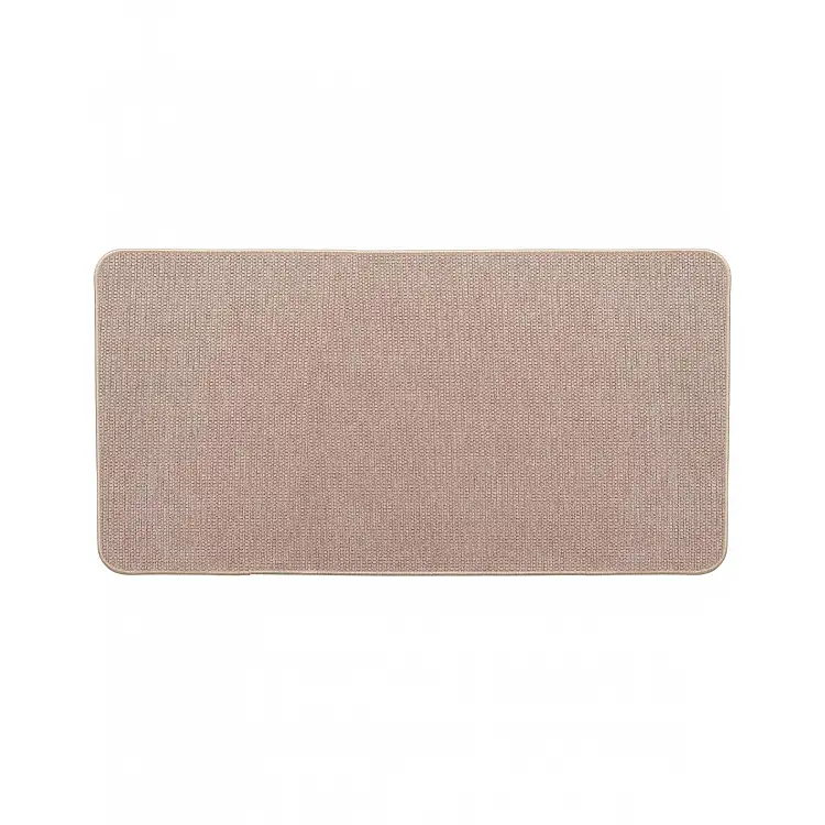 xαλί κουζίνας βελουτέ polyester μπεζ 45x80cm