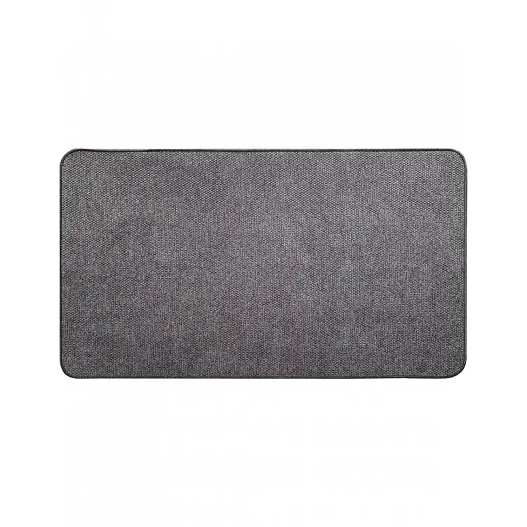 xαλί κουζίνας βελουτέ polyester γκρι σκ.  45x80cm