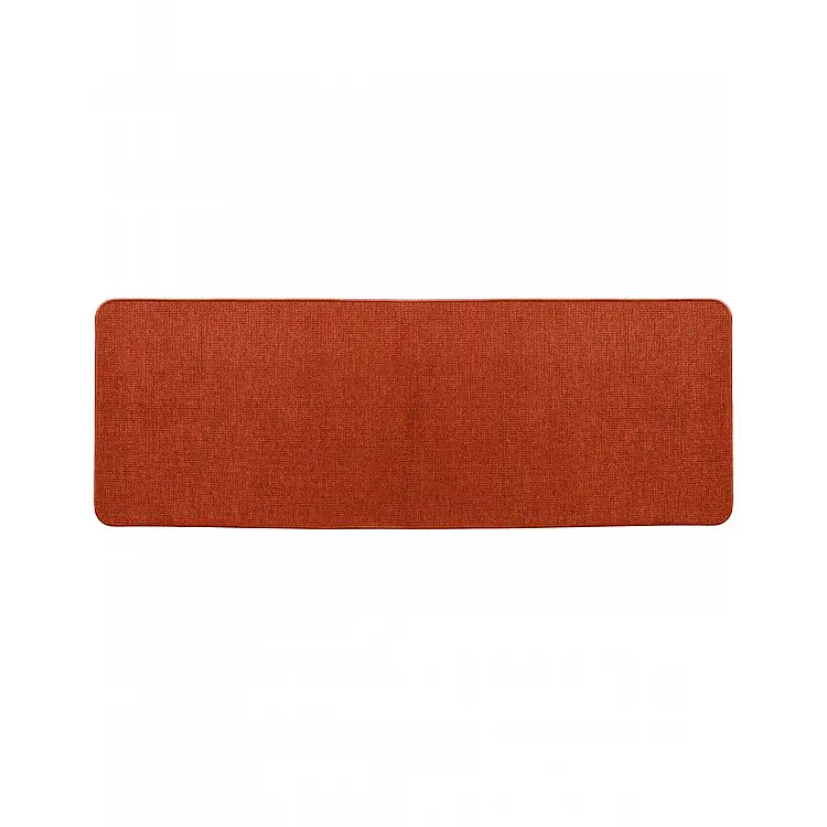 xαλί κουζίνας βελουτέ polyester terracotta 45x120cm