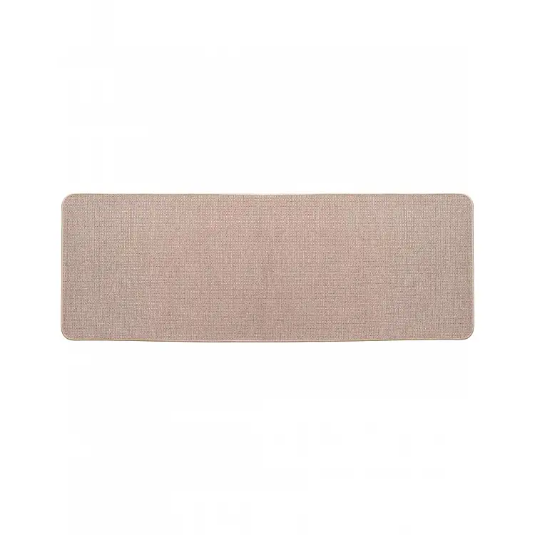 xαλί κουζίνας βελουτέ polyester μπεζ 45x120cm