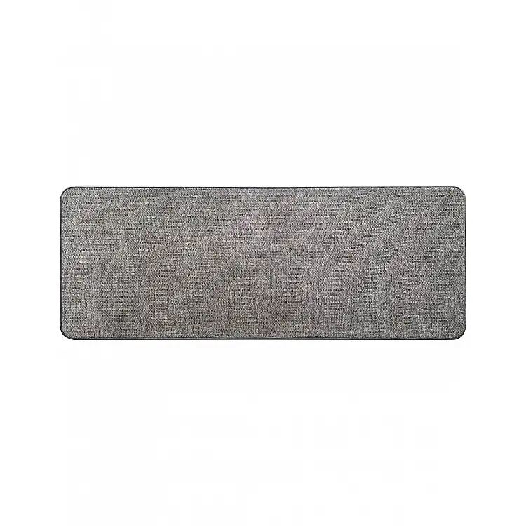 xαλί κουζίνας βελουτέ polyester γκρι ανάγλυφο  45x120cm