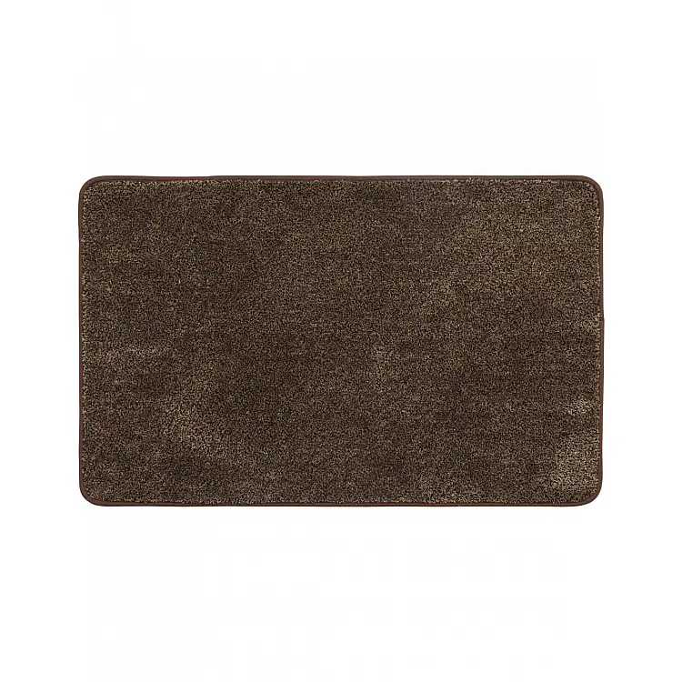 xαλί κουζίνας polyester/καουτσούκ καφέ 50X80cm