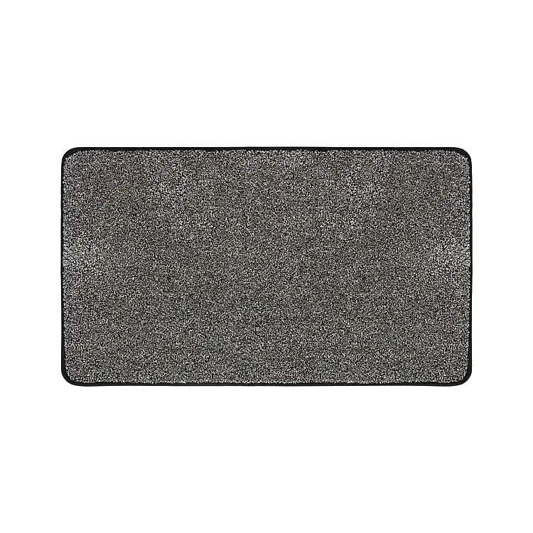 xαλί κουζίνας polyester/καουτσούκ μαύρο 50X80cm