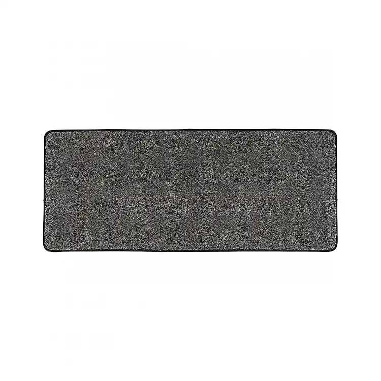 xαλί κουζίνας polyester/καουτσούκ μαύρο 50X120cm