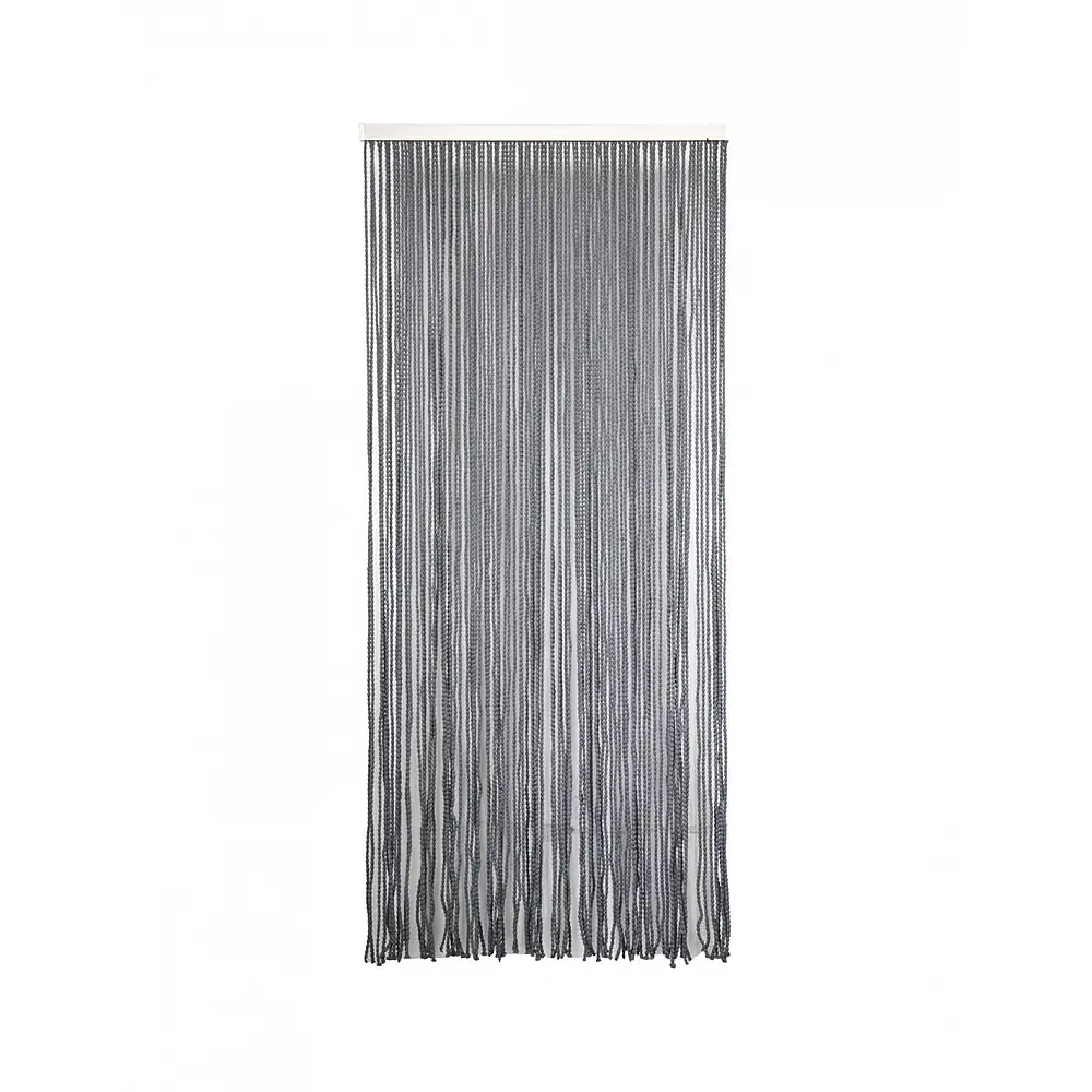 Κουρτίνα pompon κρόσι γκρι 90x200cm
