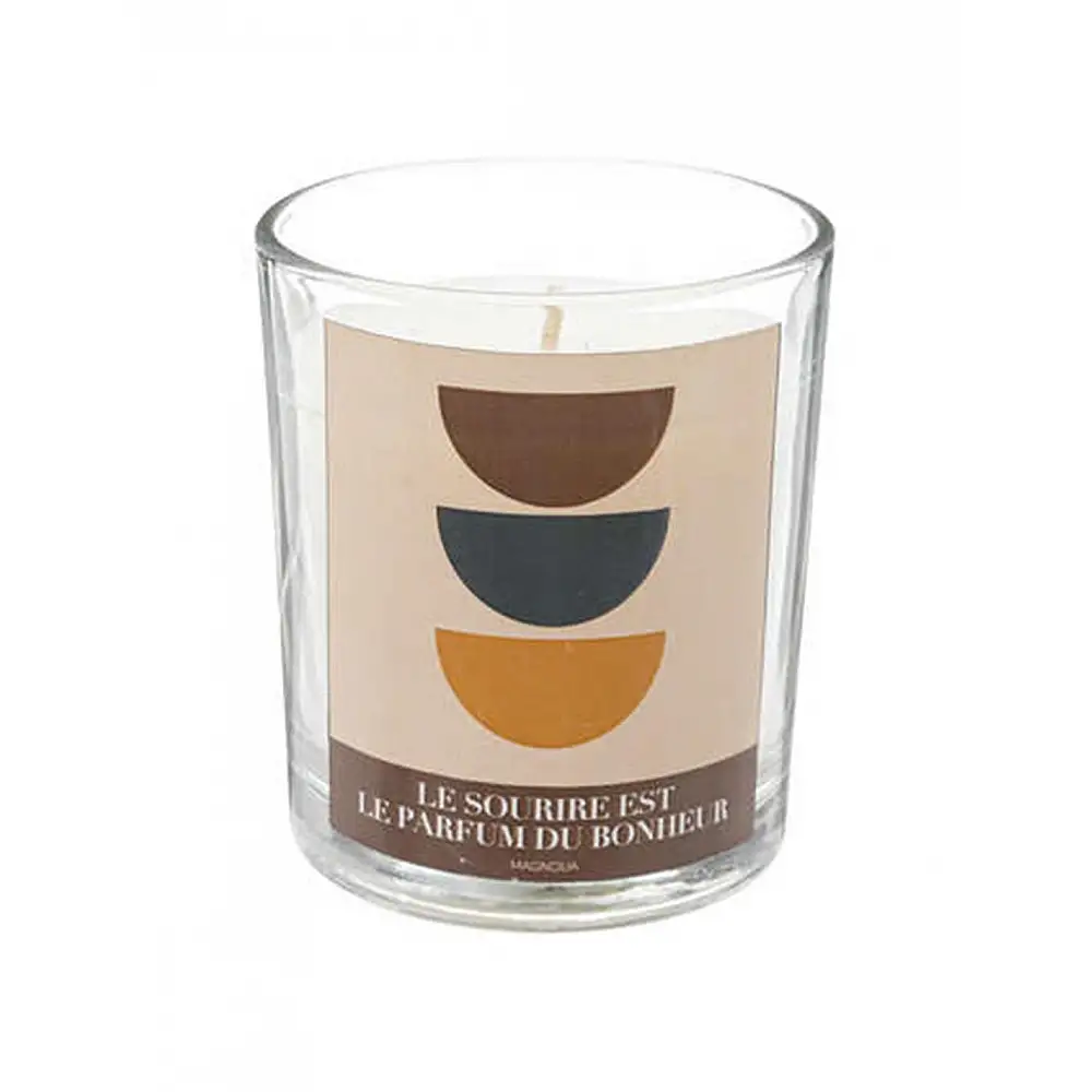 Ποτήρι γυάλινο με αρωματικό κερί freesia 200gr/ 8,8x11 cm