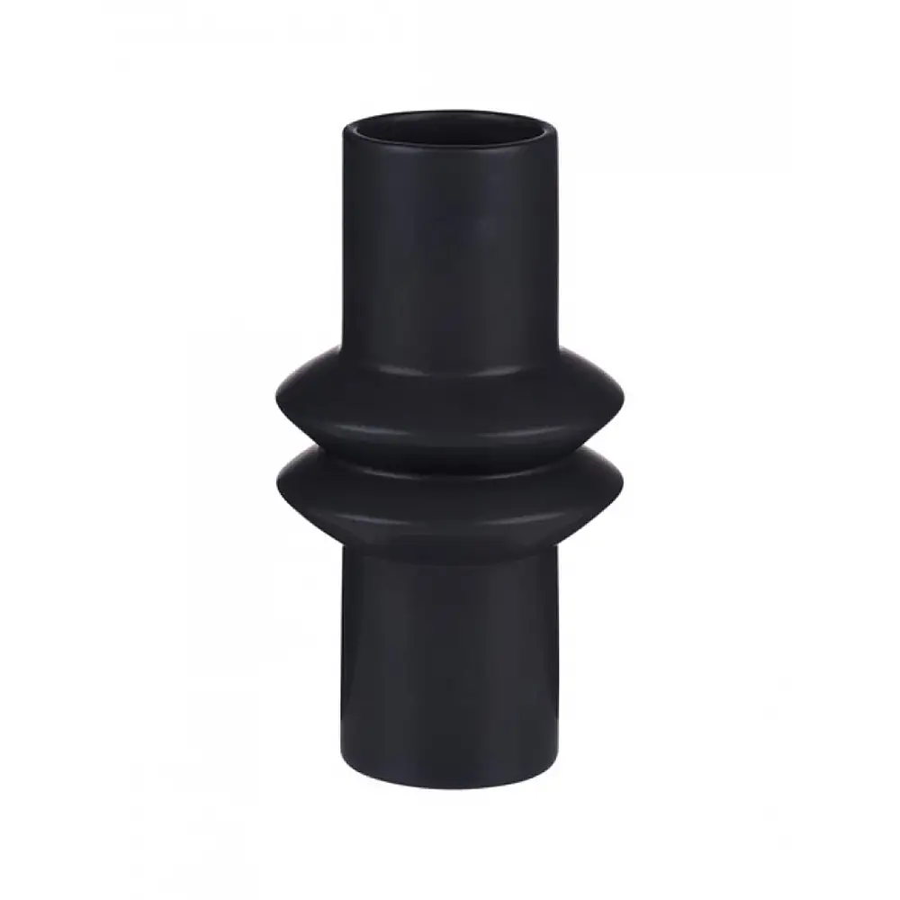 Βάζο κεραμικό μαύρο 10,5x19,8