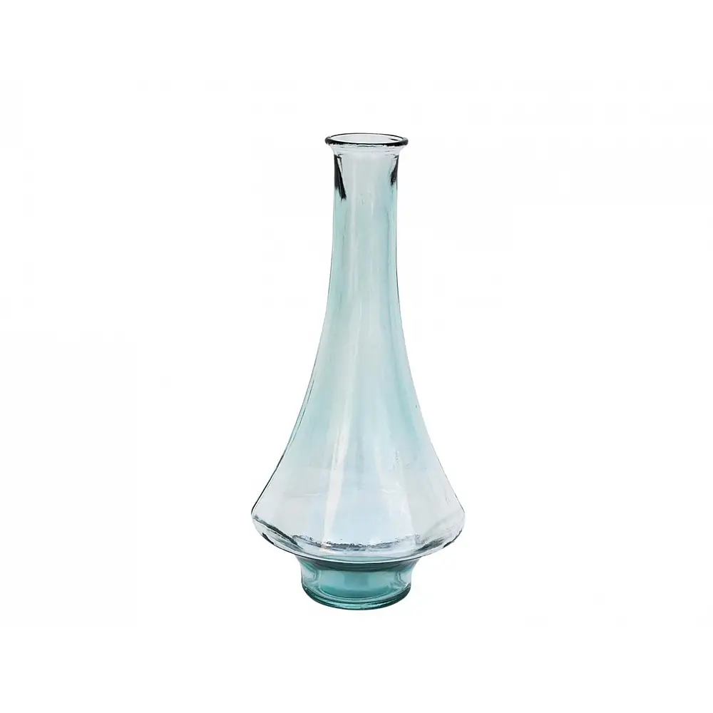 Βάζο γυάλινο recycled Διάφανο Η45cm