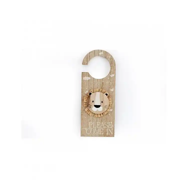 Διακοσμ. πόρτας LION ξύλινο 23x8,5