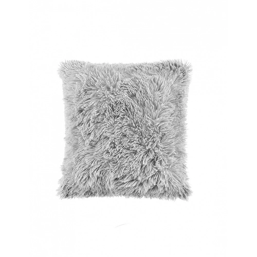 Μαξιλάρι γκρι γούνα 40x40cm