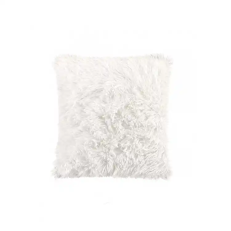 Μαξιλάρι λευκή γούνα 40x40cm