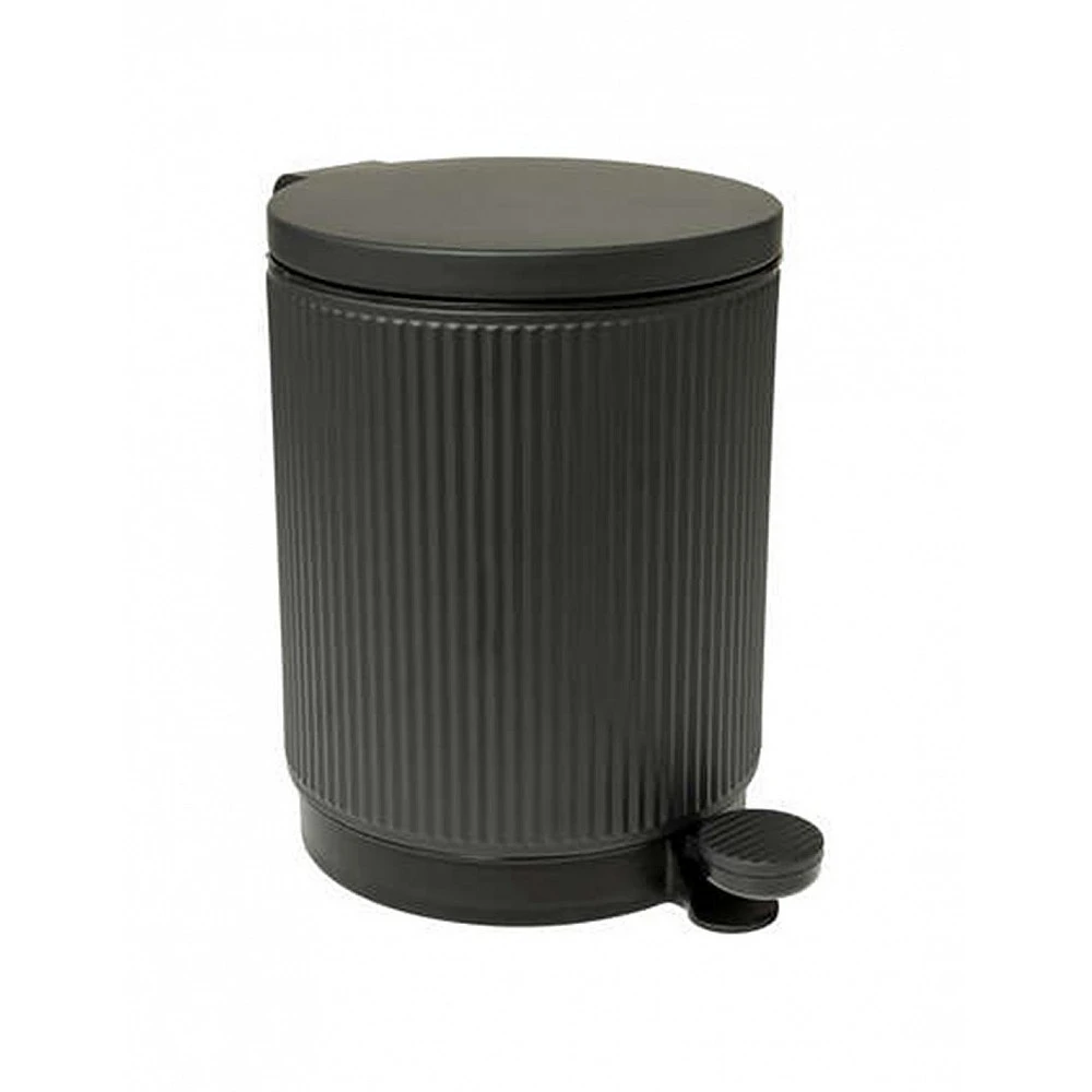Κάδος αποριμμάτων μαύρος soft close 5lt 27,2x20,5x28,2cm