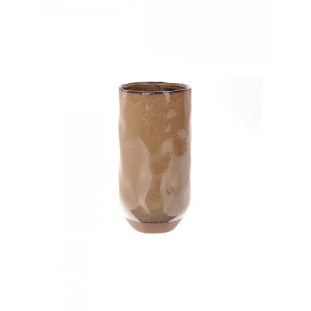 Βάζο κεραμικό  Coffee Φ15 Η29cm